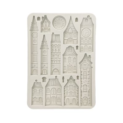 Gear up for Christmas A5 Silicone Mold - Stamperia