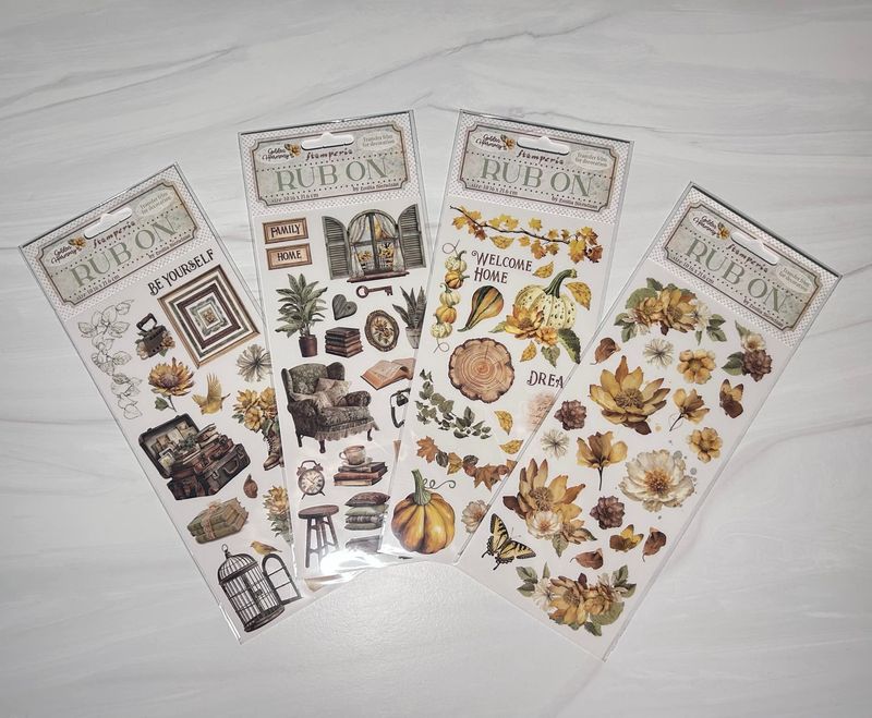 Golden Harmony - Stamperia Rub Ons