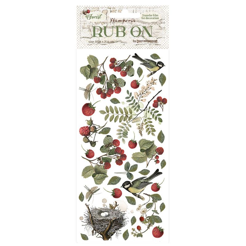 Forest - Stamperia Rub Ons