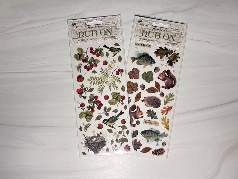 Forest - Stamperia Rub Ons