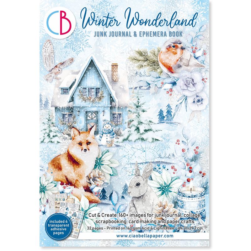 Winter Wonderland Junk Journal &amp; Ephemera - Ciao Bella