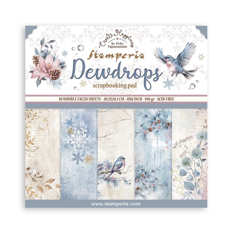 Dewdrops 8x8 - Stamperia