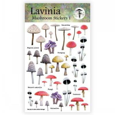Mushroom Stickers 1 - Lavinia Stamps