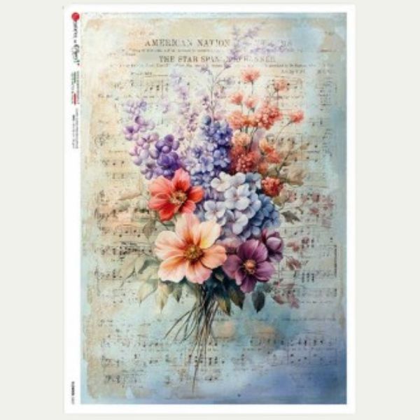 Flowers-0437 A4 - Paper Designs