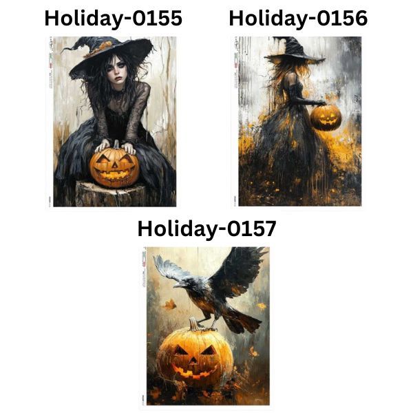 Witch and Pumpkin A4 - Paper Designs