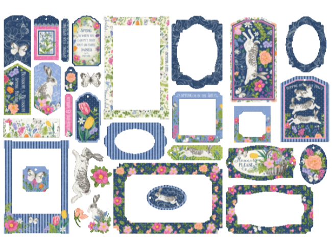Spring is in the Air - Graphic 45 Tags and Frames