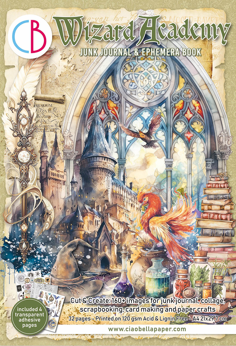 Wizard Academy Junk Journal &amp; Ephemera - Ciao Bella