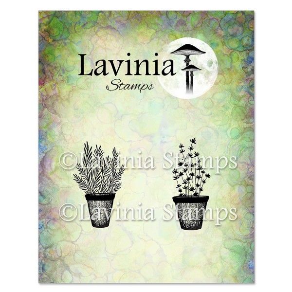 Rosemary &amp; Thyme Pots - Lavinia Stamps