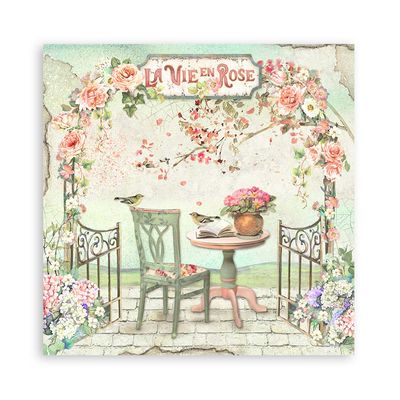 House of Roses XL 8x8 - Stamperia