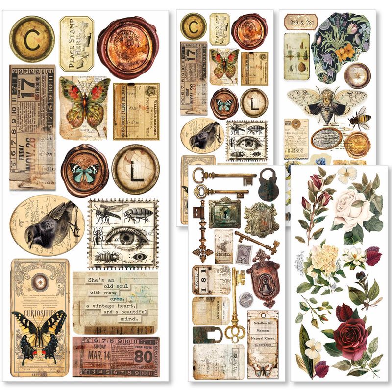 Cabinet of Curiosities Art Stickers - Ciao Bella