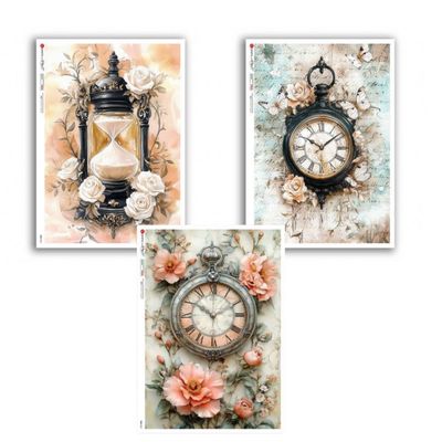 Time A4 Rice Paper - Paper Designs