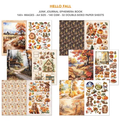 Hello Fall Junk Journal &amp; Ephemera - Ciao Bella