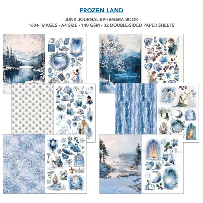 Frozen Land Junk Journal &amp; Ephemera - Ciao Bella