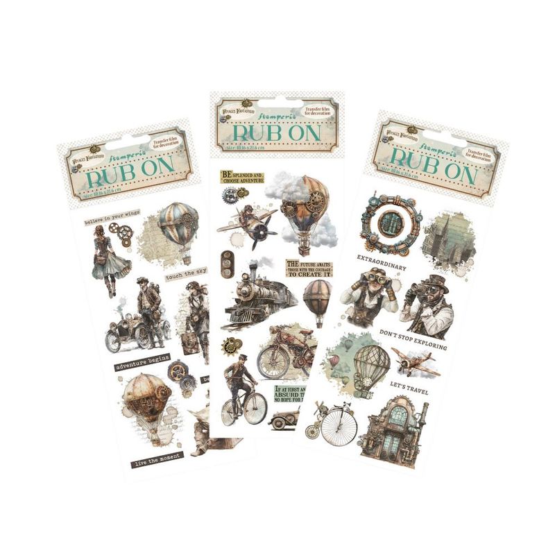 Voyages Fantastiques - Stamperia Rub Ons