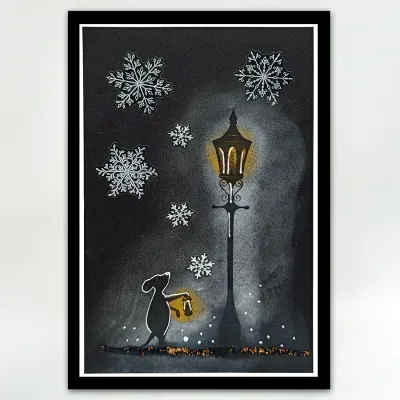 Snowflake Stickers - Lavinia Stamps