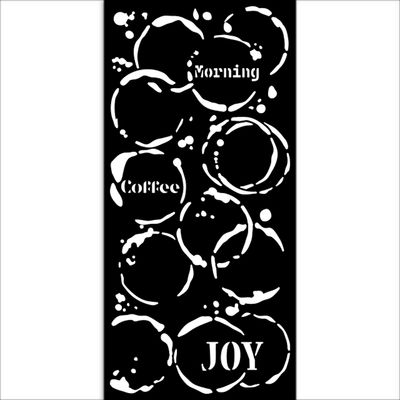 Furry Friends Coffee Prints Stencil - Stamperia