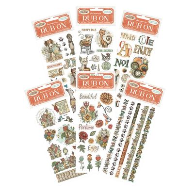 Furry Friends - Stamperia Rub Ons