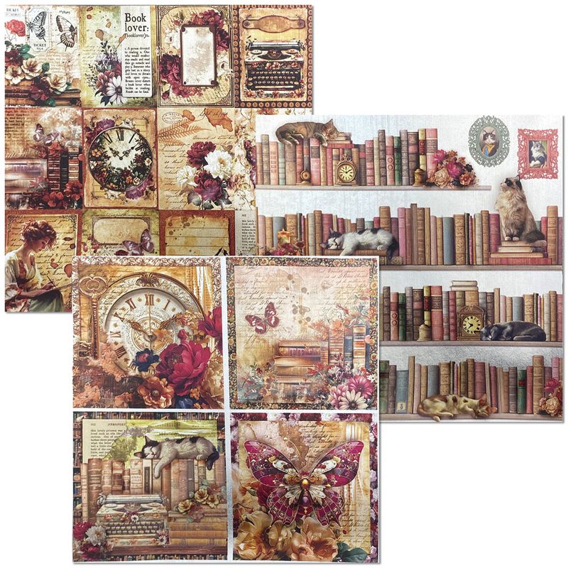 Book Lovers 6x6 Deluxe Silver &amp; Vellum Dual Pack - Ciao Bella