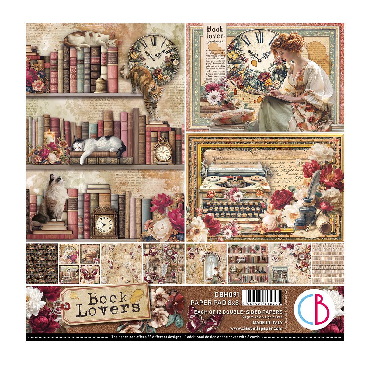 Book Lovers 8x8 - Ciao Bella