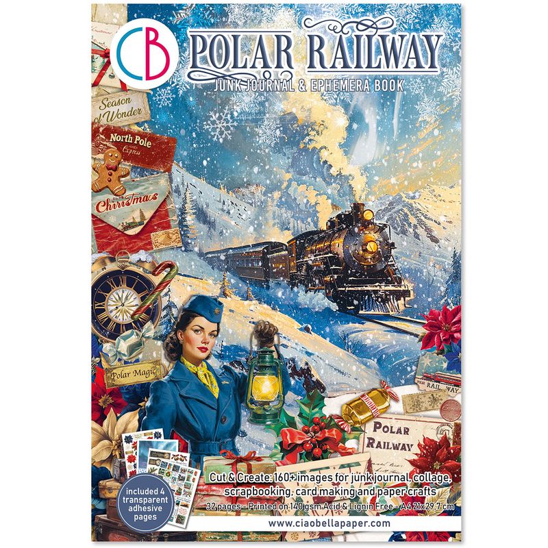 Polar Railway Junk Journal &amp; Ephemera - Ciao Bella