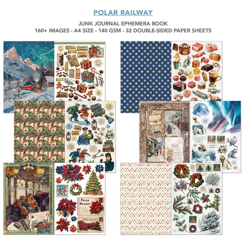 Polar Railway Junk Journal &amp; Ephemera - Ciao Bella