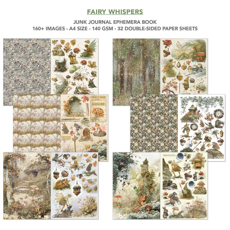 Fairy Whispers Junk Journal &amp; Ephemera - Ciao Bella