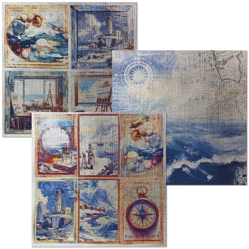 An Artist Journey 6x6 Deluxe Silver &amp; Vellum Dual Pack - Ciao Bella