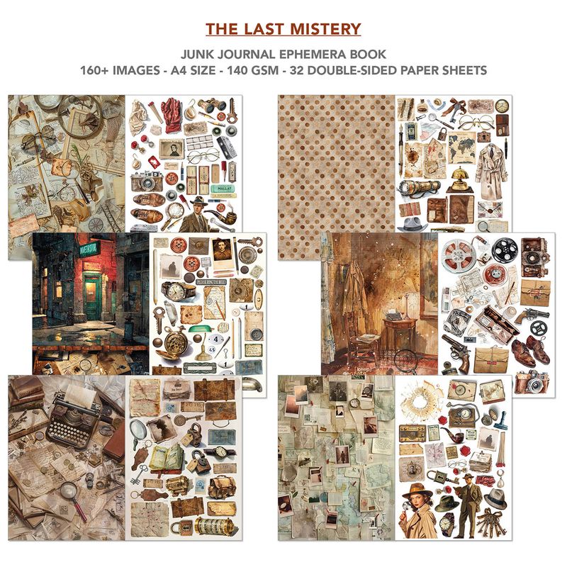 The Last Mystery Junk Journal &amp; Ephemera - Ciao Bella