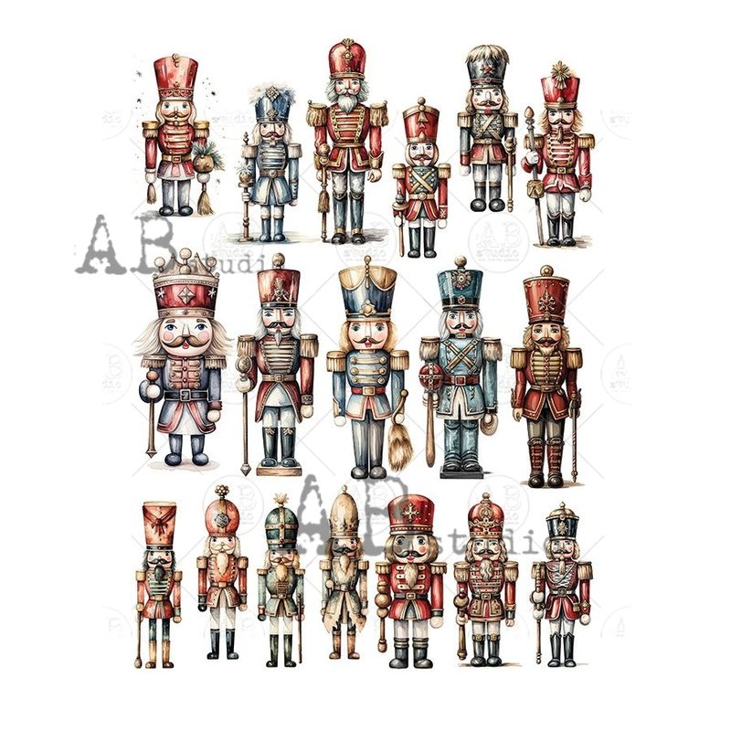 Decoupage Flakes ID-24 Nutcracker - ABStudio