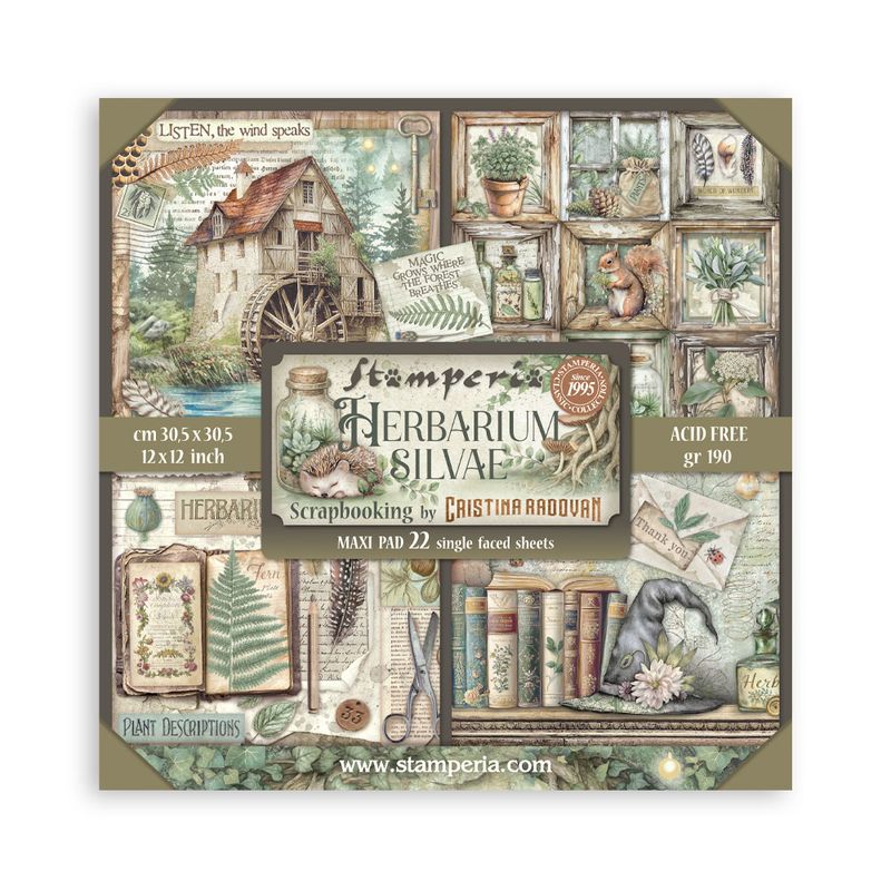 Herbarium Silvae XL 12x12 - Stamperia