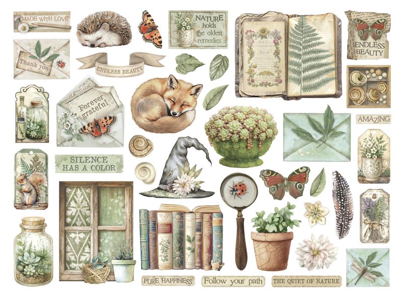 Herbarium Silvae Die Cuts - Stamperia