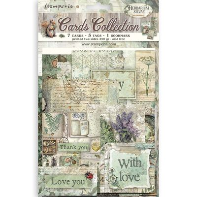 Herbarium Silvae Cards Collection - Stamperia