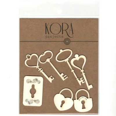Vintage Keys Chipboard Pieces - Kora Projects Vintage Keys Chipboard Pieces - Kora Projects