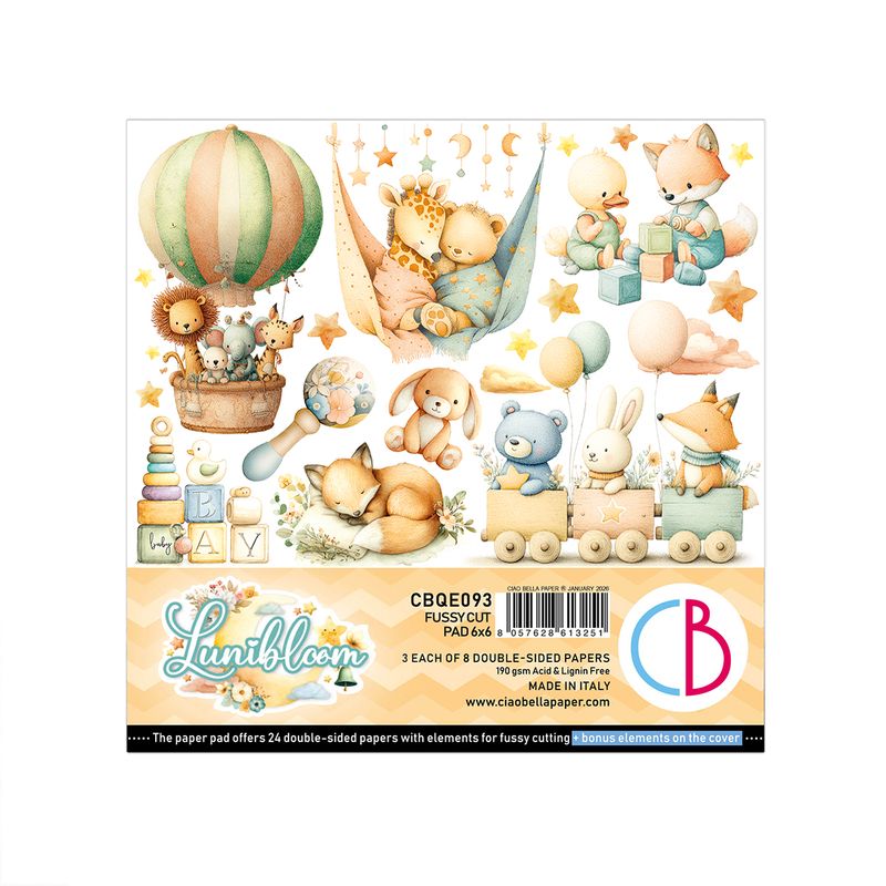 Lunibloom 6x6 Fussy Cut Pad - Ciao Bella