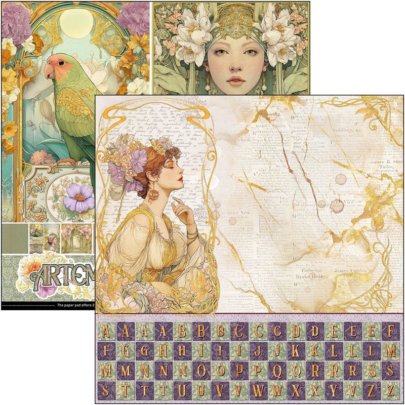 Artemis 12x12 Patterns - Ciao Bella