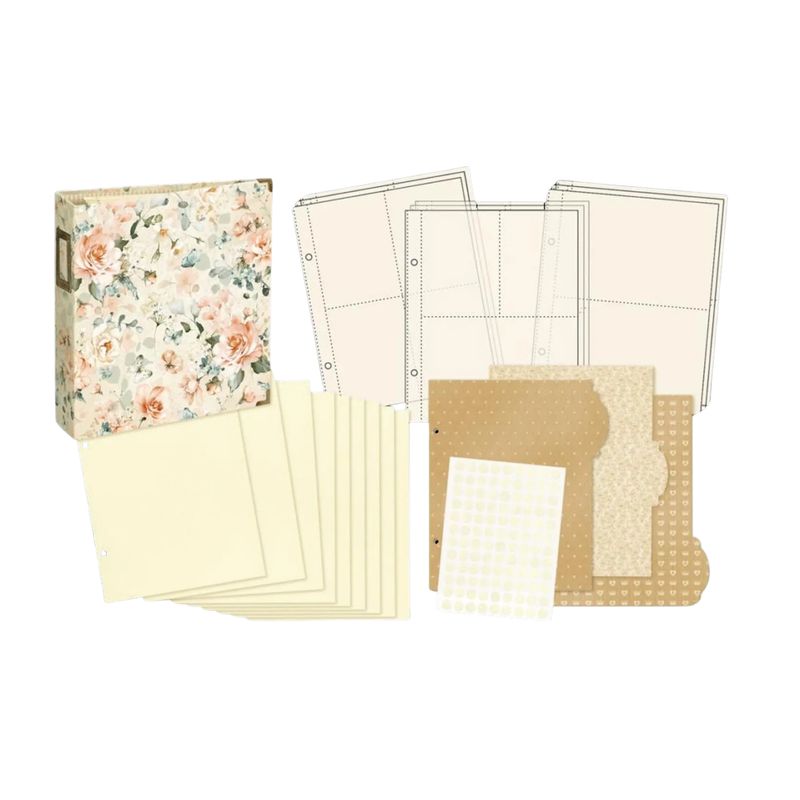 Vintage Rose Binder Album with Pocket Pages - Graphic 45