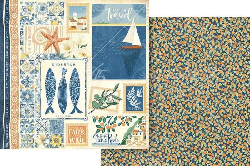 Scenic Route 12x12 - Graphic 45 Collections