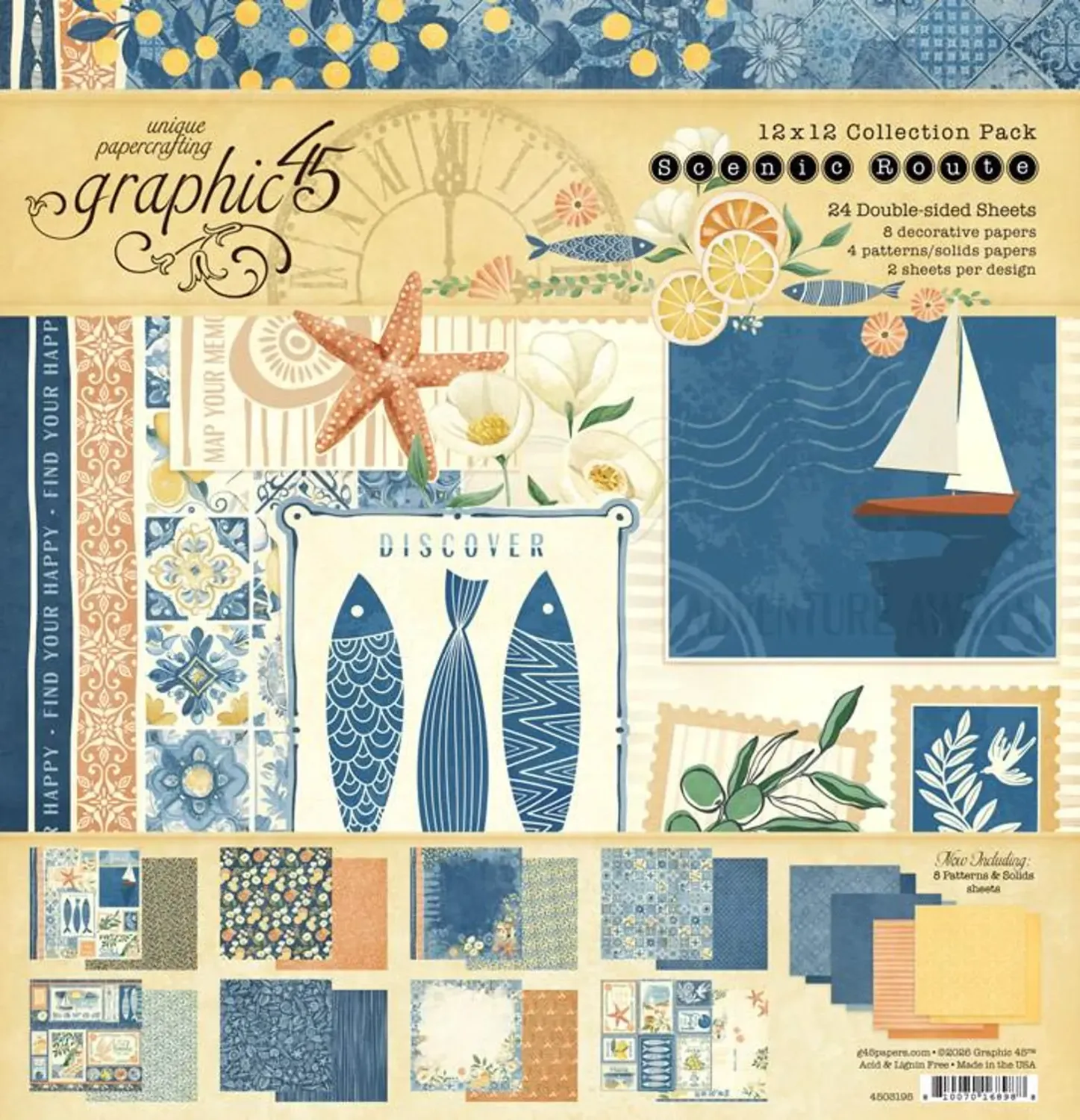 Scenic Route 12x12 - Graphic 45 Collections