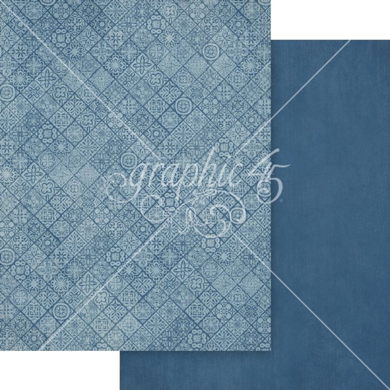 Scenic Route 8.5x11 - Graphic 45 Patterns and Solids