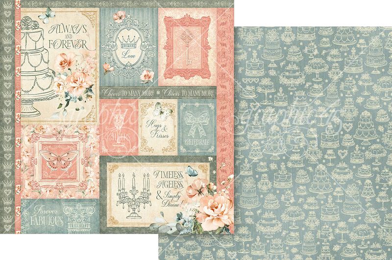 Always &amp; Forever 12x12 - Graphic 45 Collections