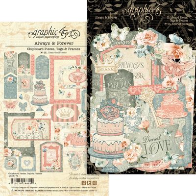 Always &amp; Forever - Graphic 45 Tags and Frames