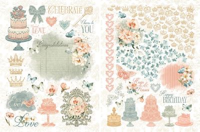 Always & Forever - Graphic 45 Rub-On Transfers