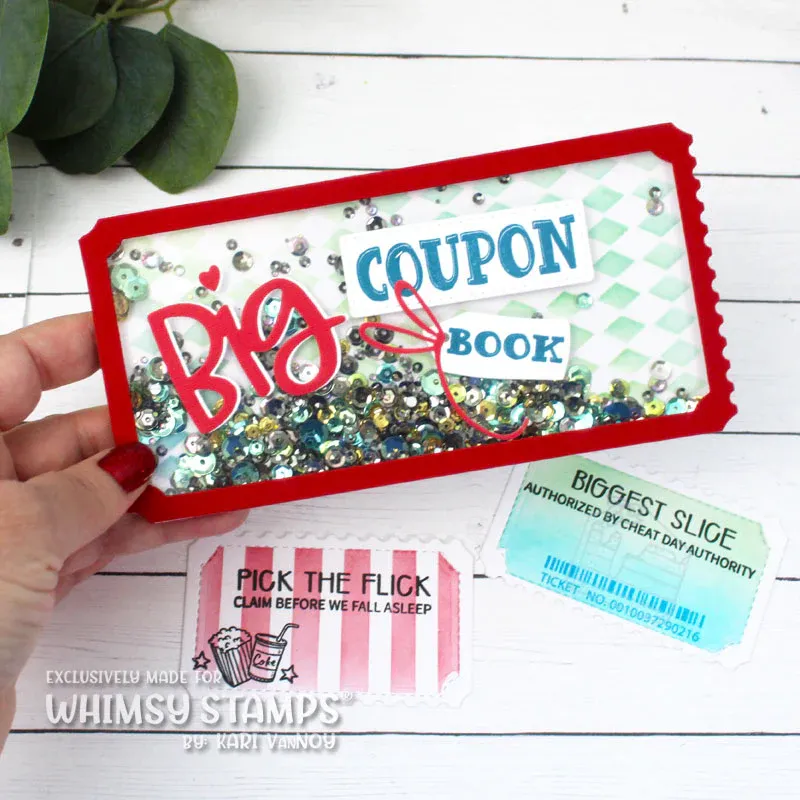 Terrific Slim Tickets Windows Die Set - Whimsy Stamps