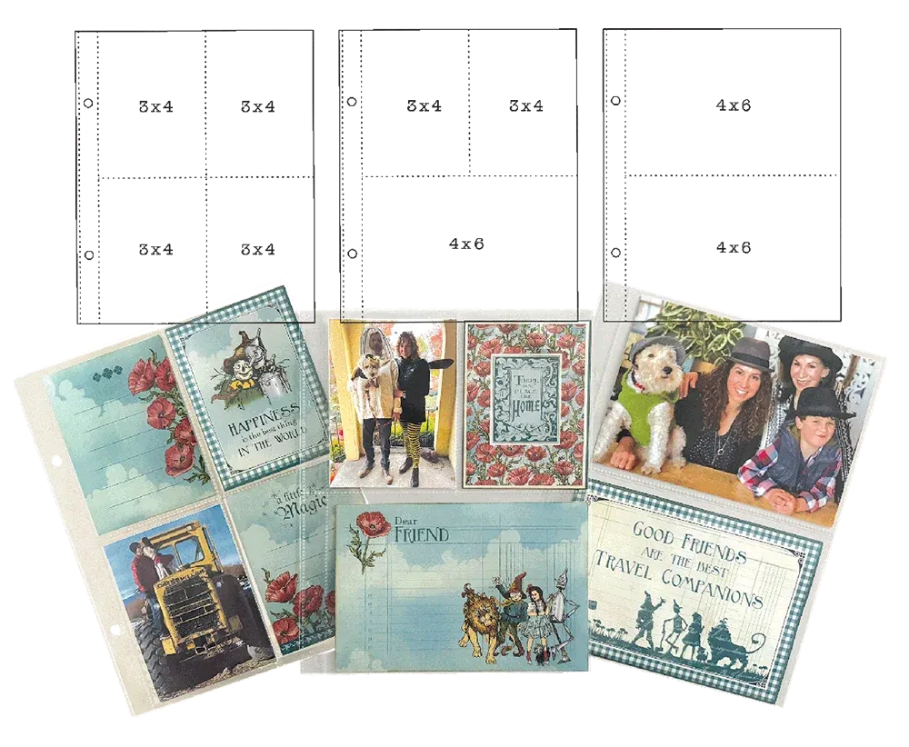 Multi Pack Binder Album Pocket Page Refills - Graphic 45