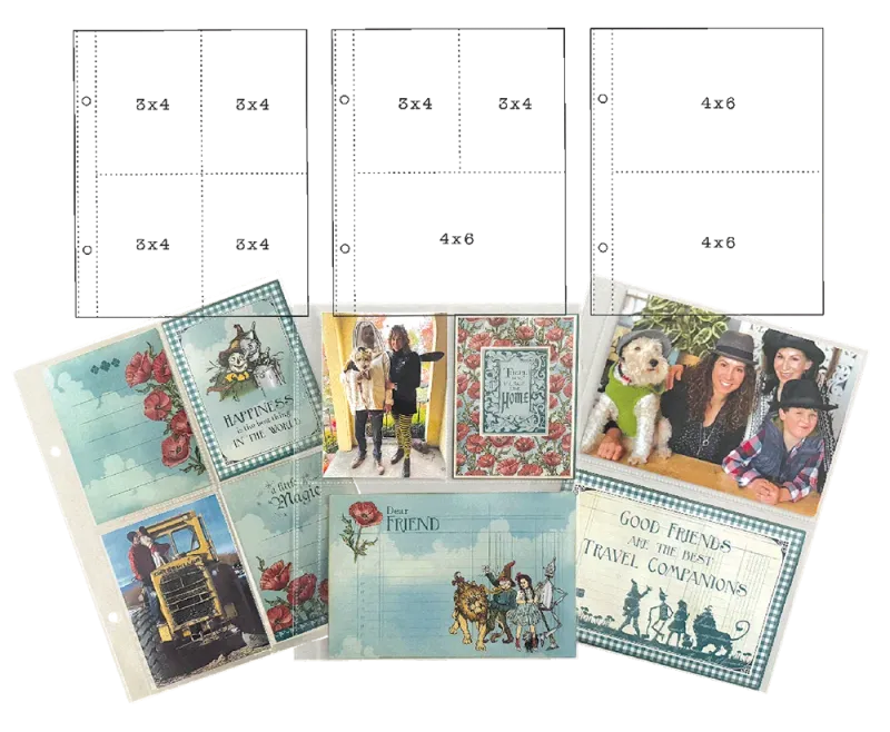 Multi Pack Binder Album Pocket Page Refills - Graphic 45