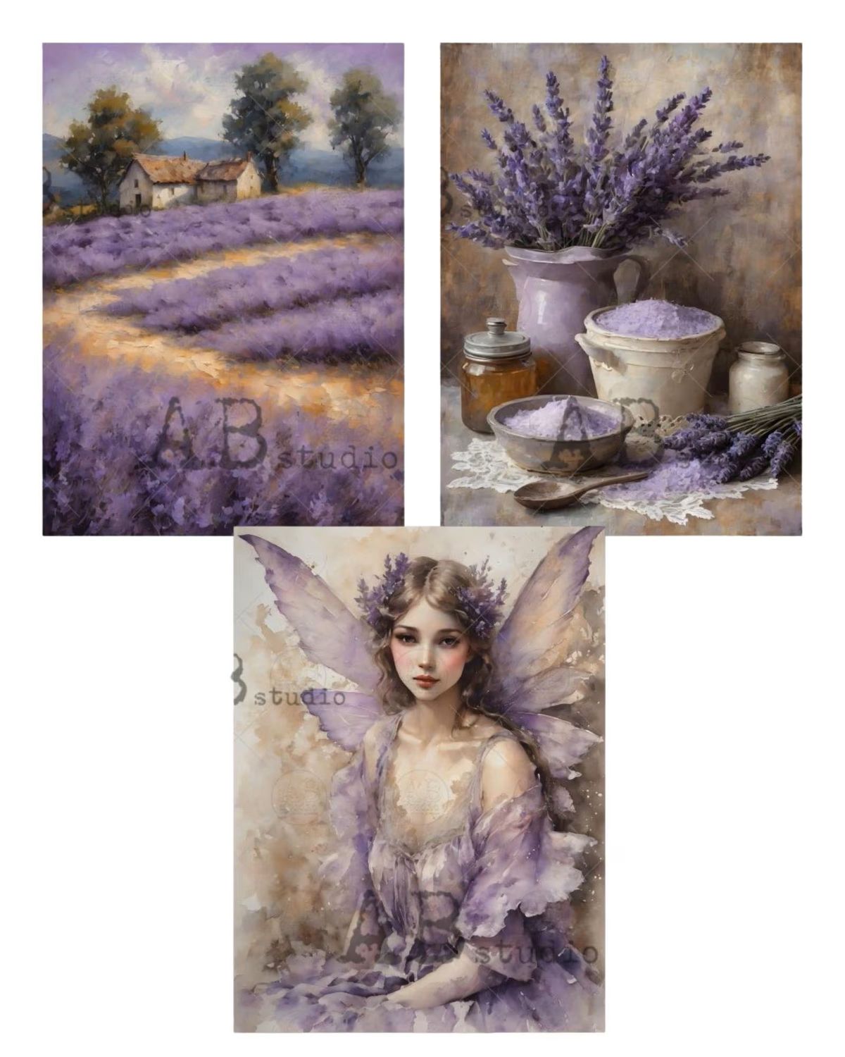 Lavender Rice Paper - ABStudio