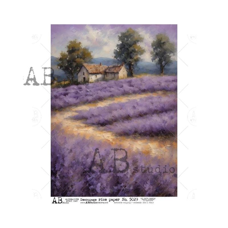 Lavender Rice Paper - ABStudio