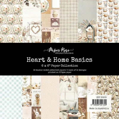 Heart &amp; Home 6x6 Basics - Paper Rose