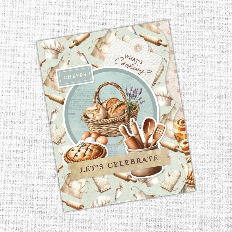 Heart &amp; Home Mini Junk Journal Folio Kit - Paper Rose