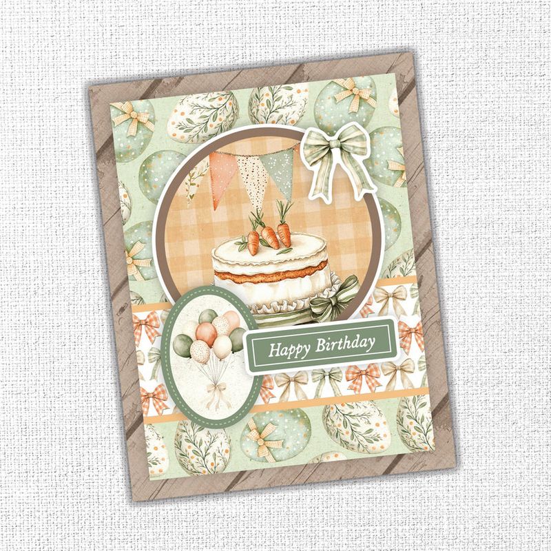 The Carrot Patch Embossed Die Cuts - Paper Rose